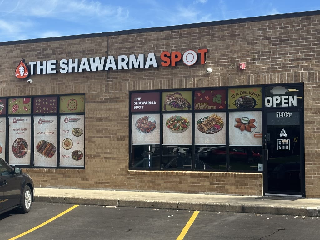 The Shawarma Spot storefront in Palatine, Illinois